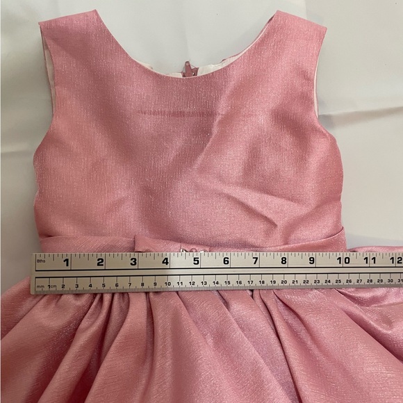 Stunning Girls’ Formal Dress with Pink Tulle & Accent Coat | Size 4 - Picture 4 of 14